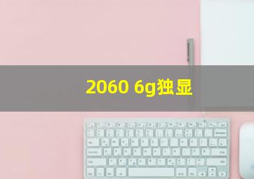 2060 6g独显